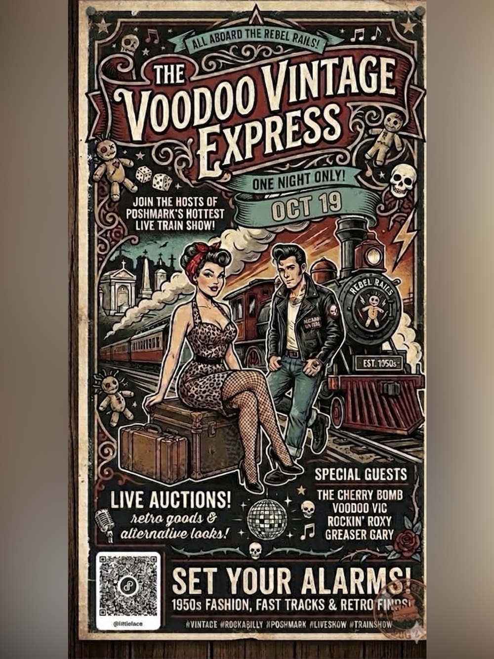 🎸🤘🏻Voodoo Vintage Express🖤🚂
